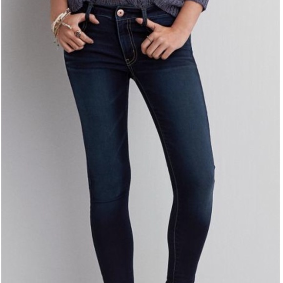 aeo sateen jegging